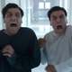 Marc and Steven screaming.